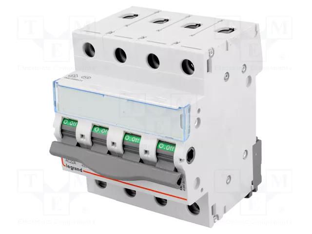 Switch-disconnector; Poles: 4; for DIN rail mounting; 63A; 400VAC LEGRAND 406487