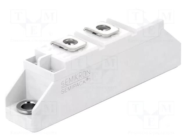 Module: diode; single diode; 1.2kV; If: 80A; SEMIPACK1; A12; screw SEMIKRON DANFOSS SKKE81/12