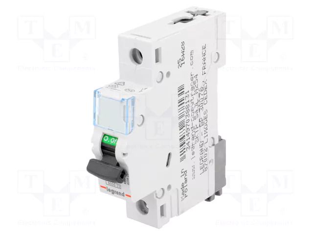 Circuit breaker; 230VAC; Inom: 4A; Poles: 1; for DIN rail mounting LEGRAND 403429