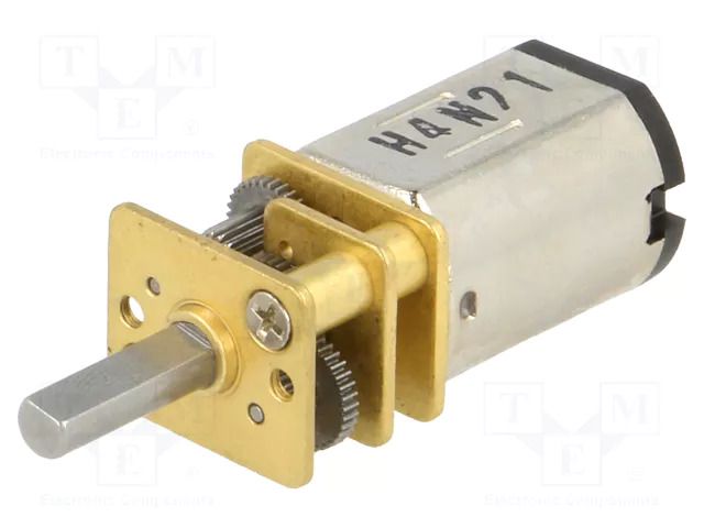 Motor: DC; with gearbox; HPCB 12V; 12VDC; 750mA; Shaft: D spring POLOLU POLOLU-3038