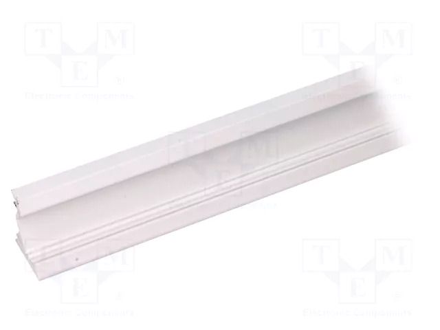 Profiles for LED modules; white; L: 2m; CORNER10; aluminium TOPMET TOP-CORNER10/WH-2M