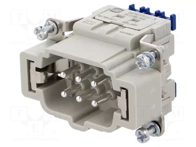 Connector: HDC; contact insert; male; 16A; 500V; Han® ES Press HARTING 09330062648