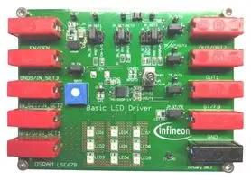 DEMO BRD, 3 O/P, PWM, LINEAR, LED DRIVER DEMOBOARDTLD2311ELTOBO1