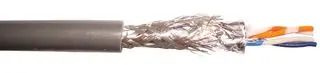 SHIELDED MULTIPAIR CABLE 2PR 100FT 300V CHROME 8332 060100