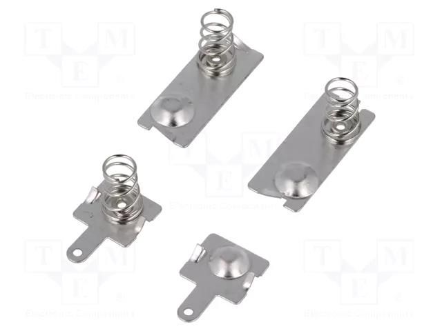 Battery contact kit; Size: AAA,R03; Batt.no: 3 GAINTA G0413
