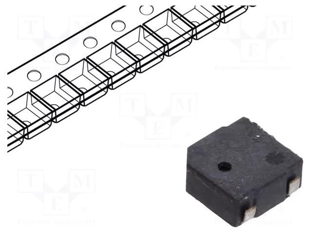 Sound transducer: electromagnetic signaller; SMD; 4000Hz; 110mA LOUDITY LD-BZEL-T73-0505