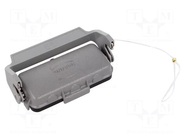 Protection cover; size 16B; Han; with latch; thermoplastic HARTING 09300165432