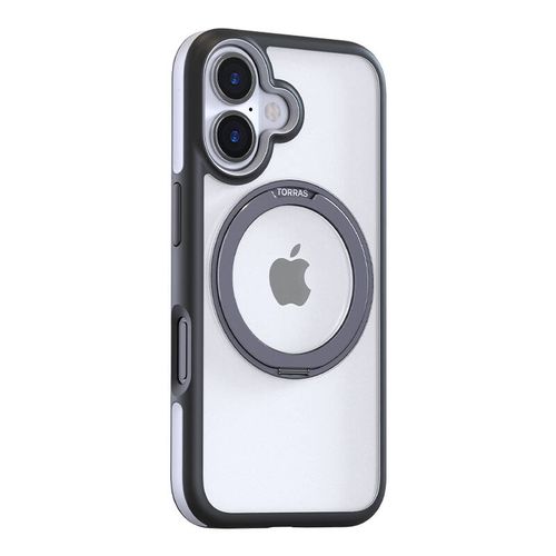 Torras Ostand R Fusion Case for iPhone 16 Plus (Black), Torras X00FX1878