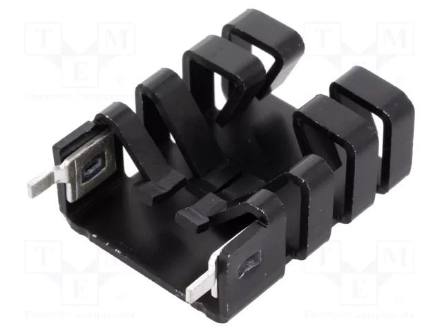 Heatsink: moulded; TO218; black; L: 36.3mm; W: 25.4mm; H: 12.7mm FISCHER ELEKTRONIK FK241/SA/218V