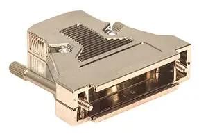 TWO PIECE D SUB BACKSHELL, SIZE DC, ABS DCH-C-003