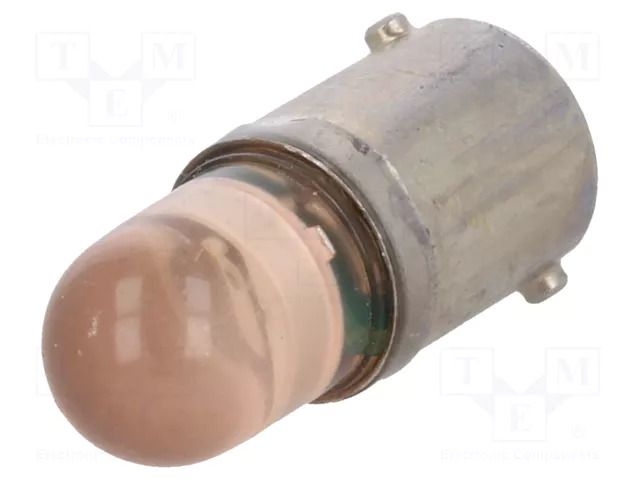 LED lamp; orange; BA9S; 230VAC POLAM-ELTA LO-BA9S-230AC