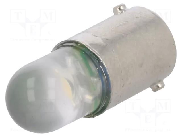 LED lamp; white; BA9S; 220VDC POLAM-ELTA LW-BA9S-220DC