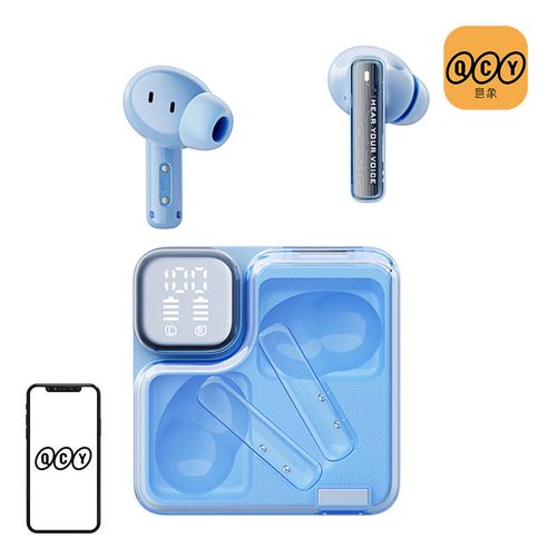 TWS QCY MeloBuds Neo T31 Headphones (blue), QCY T31 blue