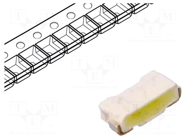 LED; white cold; SMD; 1104; 1800÷2600mcd; 20mA; 2.9÷3.4VDC; 120mW LITEON LTW-108DCG-HS10