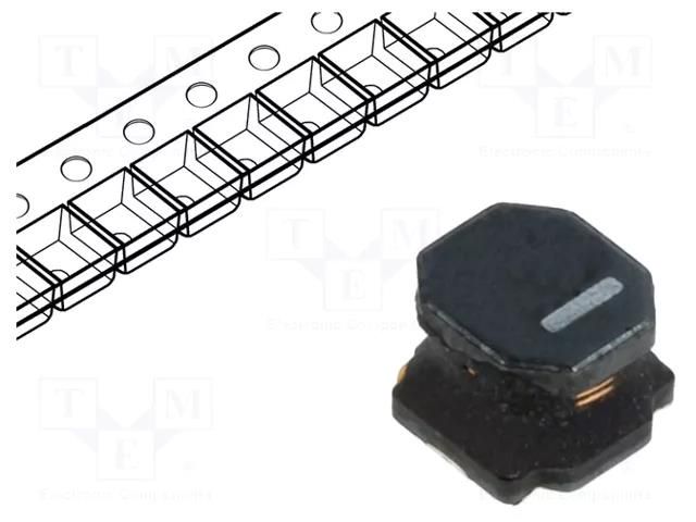 Inductor: wire; SMD; 15uH; Ioper: 1.8A; 80mΩ; ±20%; 4.9x4.9x4mm FERROCORE DJNR5040-150-S