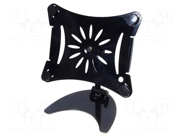 IPad holder; black; 3kg; Size: 240-252 x 186-196 x 8-14mm; 12.5" NEWBRAND NB-DSIP-01
