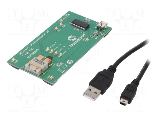 Dev.kit: Microchip; USB cable,prototype board,thermocouple K MICROCHIP TECHNOLOGY ADM00665