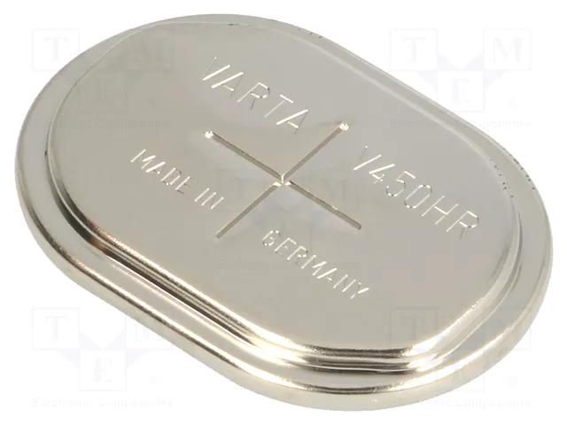 Re-battery: Ni-MH; coin,V450H; 1.2V; 450mAh; 34x24x5.6mm VARTA MICROBATTERY ACCU-1/V450HR