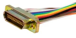 BAND TIED BACKSHELL, 180DEG, 21POS, ALUM MDM-BT-21TE-SJS