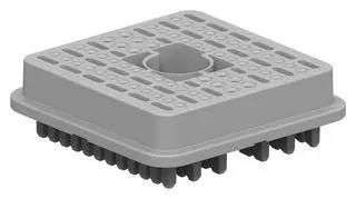 WEDGELOCK, 60POS PLUG CONNECTOR, GREY WB-60SA