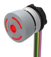 E-STOP SWITCH, DPST-NC, 3A/120VAC, PANEL 84-6241.2B40