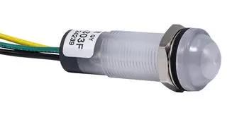 LED PANEL INDICATOR, GRN/YEL, 12.7MM/30V 659-2435-303F