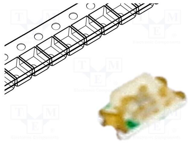 LED; blue; SMD; 0603; 15÷35mcd; 2.8÷3.8VDC; 1.6x0.8x0.6mm; 140° LUCKYLIGHT LL-S192BC-B4-1B