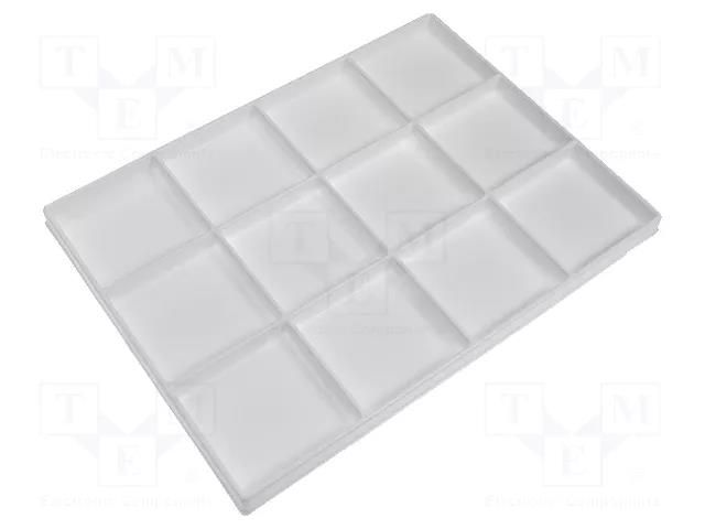 Insert; Kit: insert with 12 compartments LICEFA TE12-4