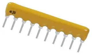 RESISTOR, BUS RES N/W, 9, 10KOHM, 2%, SIP 4610X-AP1-103LF