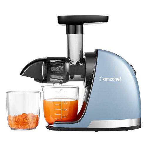 AMZCHEF 1501-BU-SM slow speed juicer (blue), AMZCHEF ZM1501-BU-SM