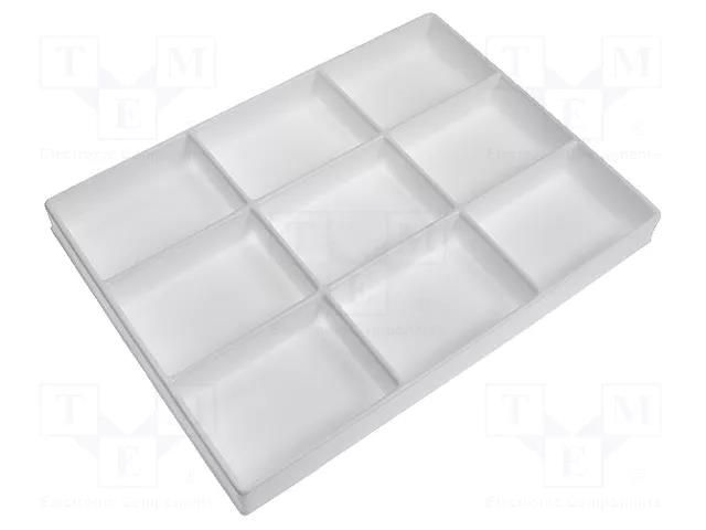 Insert; Kit: insert with 9 compartments LICEFA TE9S