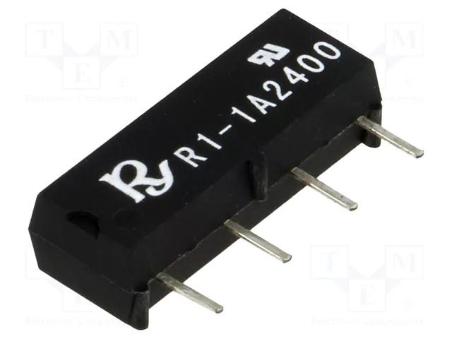 Relay: reed switch; SPST-NO; Ucoil: 24VDC; 1A; max.250VDC; 10VA Recoy/RAYEX ELECTRONICS R1-1A2400