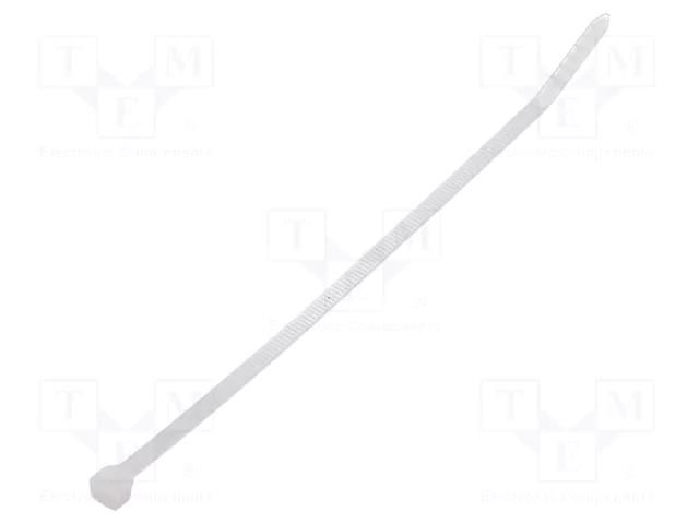 Cable tie; L: 291mm; W: 4.6mm; natural; polyamide; 220N; Ømax: 76mm ABB TY300-50-100