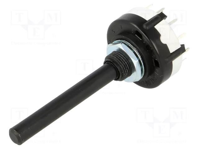 Switch: rotary; Pos: 4; 0.15A/250VDC; Poles number: 3; 30°; -30÷85°C LORLIN CK1051