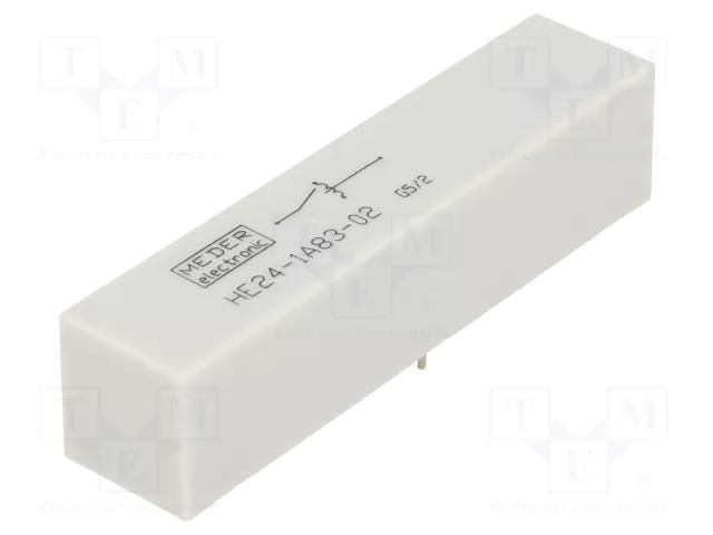 Relay: reed switch; SPST-NO; Ucoil: 24VDC; 5A; max.7.5kVDC; 50W MEDER HE24-1A83-02