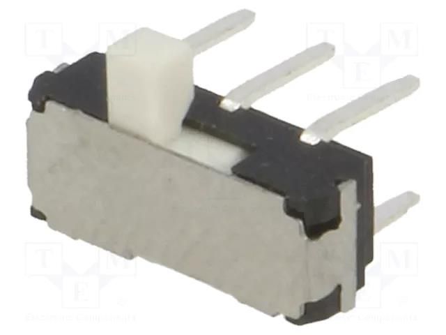 Switch: slide; Pos: 2; DPDT; 0.3A/6VDC; ON-ON; No.of term: 6; THT NINIGI MSS-2245