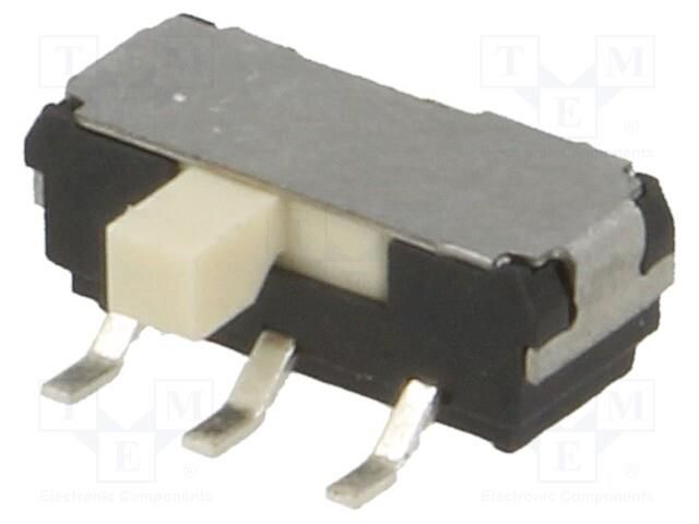 Switch: slide; Pos: 2; DPDT; 0.3A/6VDC; ON-ON; No.of term: 6; SMT NINIGI MSS-2245S