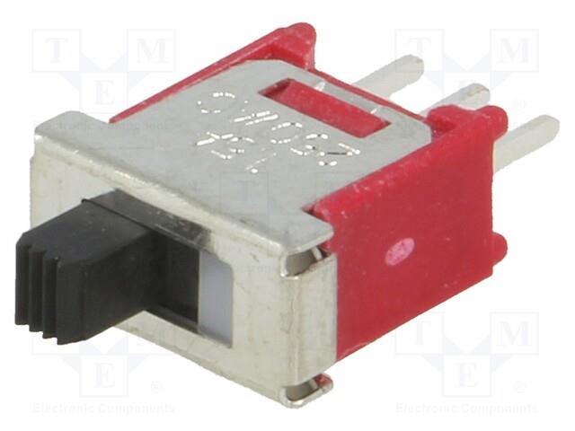 Switch: slide; Pos: 2; SPDT; 1.5A/250VAC; ON-ON; THT; -30÷85°C; TS40 CANAL ELECTRONIC TS4SCQH