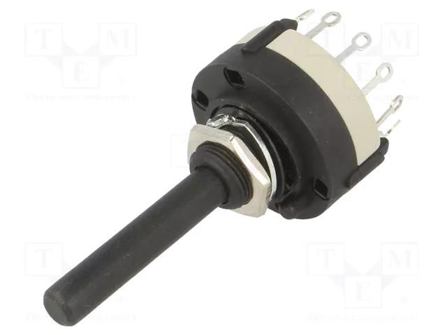 Switch: rotary; Pos: 12; 0.3A/125VAC; 1A/30VDC; Poles number: 1; 30° CANAL ELECTRONIC SR26NS1112M10