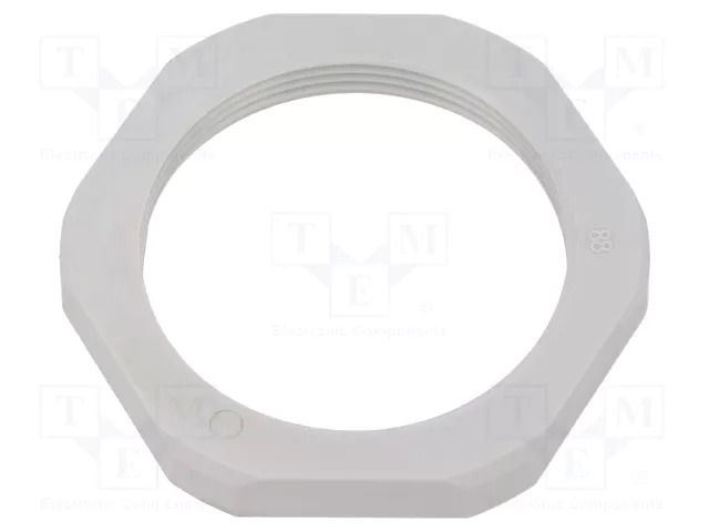 Nut; M40; polyamide; Thk: 7mm; Spanner: 50mm; grey; Thread: metric HUMMEL HUMMEL-1262400050