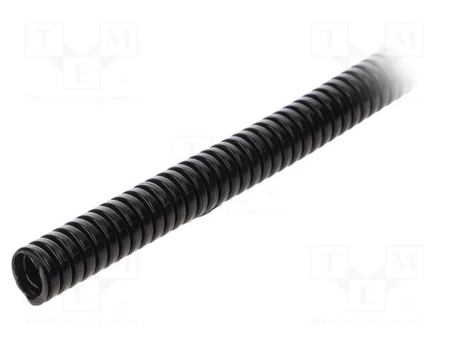 Protective tube; Size: 17; polyamide 6; black; HELUcond PA6-S HELUKABEL HELU-92715