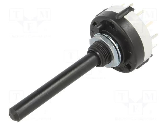 Switch: rotary; Pos: 6; 0.15A/250VDC; Poles number: 2; 30°; -30÷85°C LORLIN CK1060