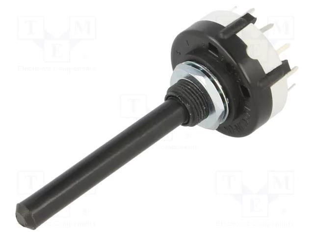 Switch: rotary; Pos: 12; 0.15A/250VDC; Poles number: 1; 30°; 999MΩ LORLIN CK1049