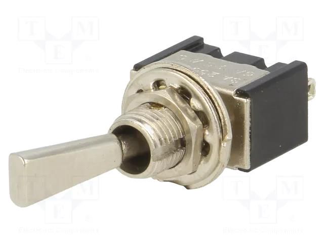 Switch: toggle; Pos: 2; SPDT; ON-(ON); 3A/250VAC; -25÷85°C; 20mΩ NINIGI TSM112F1