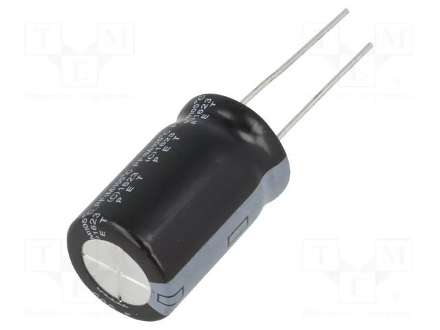 Capacitor: electrolytic; THT; 680uF; 63VDC; Ø16x35.5mm; ±20%; 2000h Elite PF1J681MNN1625