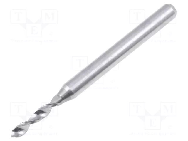 Drill bit; Ø: 1.95mm; L: 38.2mm; tungsten carbide; 1/8"; 3.175mm KEMMER PRAEZISION SM32-1.95