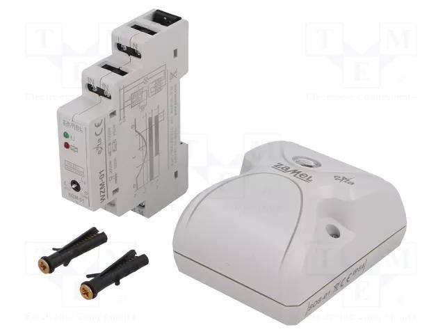 Twilight switch; for DIN rail mounting; 230VAC; SPDT; IP20; WZM ZAMEL WZM-01/SOS