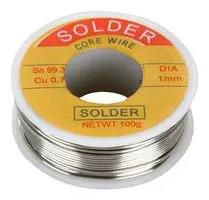 SOLDER WIRE, LEAD-FREE, 1MM OD, 30G MP015409