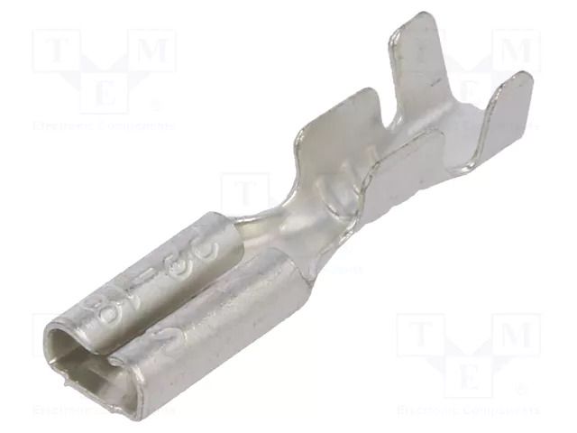 Terminal: flat; 2.8mm; 0.5mm; female; crimped; for cable; straight KEYSTONE KEYS1252