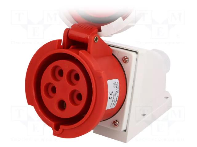 Connector: AC supply 3-phase; socket; female; 32A; 400VAC; IP67 PAWBOL PB.1939